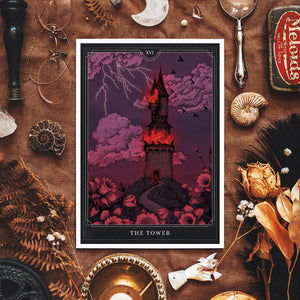 The Tower Tarot - Giclée Art Print