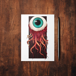 The Watcher - Glossy Fine Art Postcard