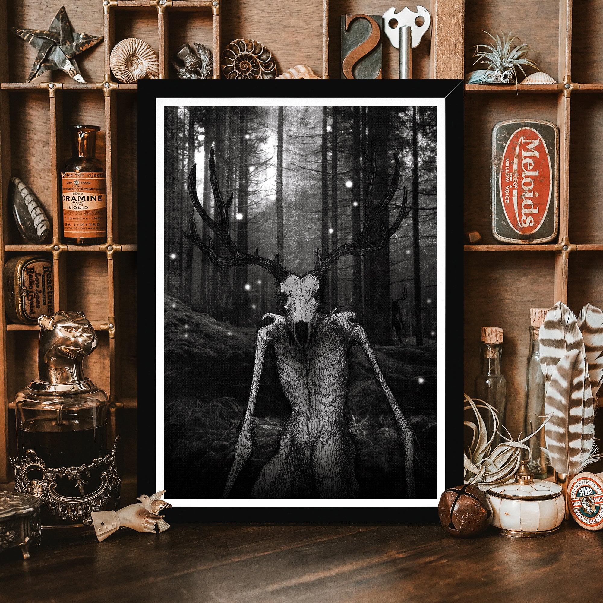 Wendigo - Framed Giclée Art Print